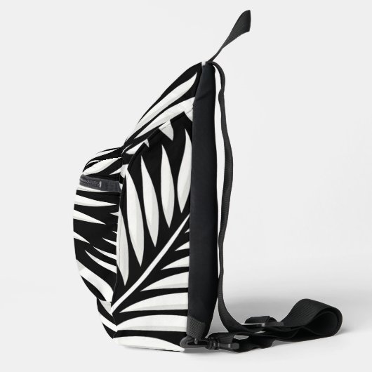 Blad Zebra Stripes stijl Sling Bag (Rechts)