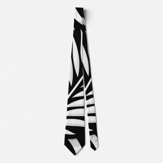 Blad Zebra Stripes stijl Stropdas (Voorkant)
