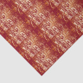 Bladachtige Brownstone sepia veranderd fotopapier Tissuepapier (Detail)