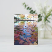 Bladbladeren Briefkaart (Staand voorkant)