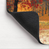 Bladbladeren in het najaar muismat (Hoek)