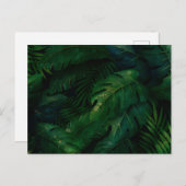 Bladbladeren van tropisch regenwoud briefkaart (Voorkant / Achterkant)
