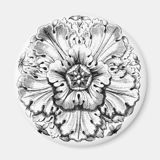bladbloem magneet (Voorkant)
