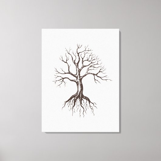 Bladboom Canvas Afdruk (Voorkant)