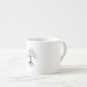 Bladboom Espresso Kop (Voorkant rechts)