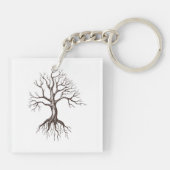 Bladboom Sleutelhanger (Achterkant)