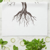 Bladboom Theedoek (Gevouwen)