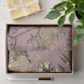 Bladcollage met bessen Dusky Pink Tissuepapier (Geschenk)