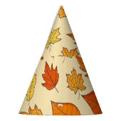 Bladconcept: Herfst Symbool Patroon Feesthoedjes (Links)