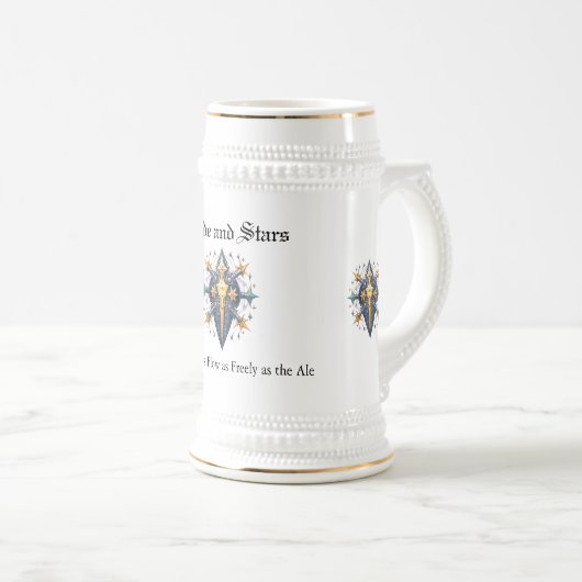 Blade en sterren Baldur's Gate Bierpul (Voorkant rechts)