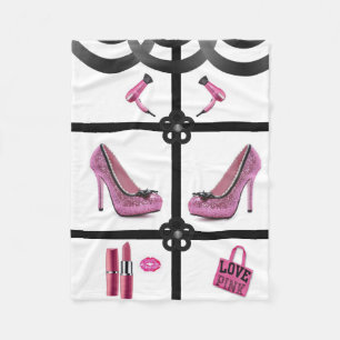 Blade van de koningin van de witte vlooien fleece deken