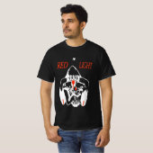 " Bladee Drain Gang Red Light Character" T-shirt (Voorkant volledig)