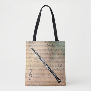 blademuziek met een Oboe Draagtas