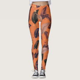 Bladen in bloemen leggings