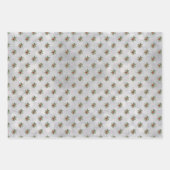 Bladen van winterkardinalen en inpakpapier vel (Voorkant 3)