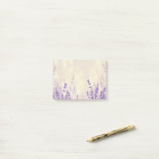 Bladerbloemen dromen van achtergrond post-it® notes (Op bureau)