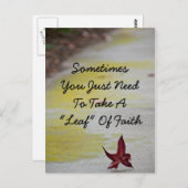 bladerdak briefkaart (Voorkant / Achterkant)