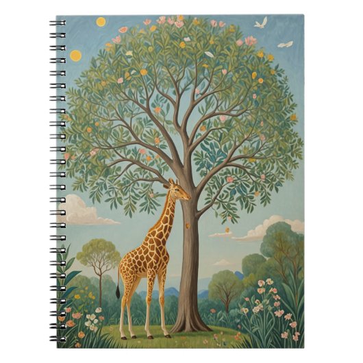 Bladerdak van de Giraffe Notitieboek (Voorkant)