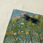 Bladerdak van de Giraffe Strandlaken (In situ)