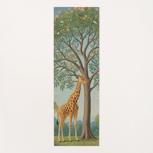 Bladerdak van de Giraffe Yogamat (Voorkant)