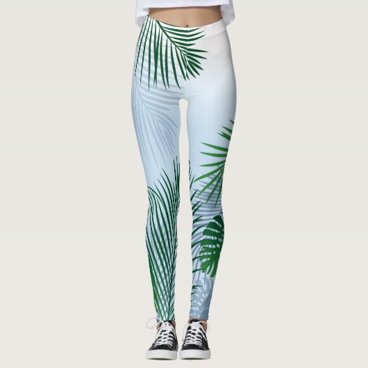 Bladeren 3 leggings (Voorkant)