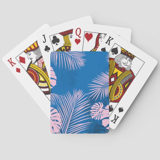 Bladeren 9 pokerkaarten (Achterkant)