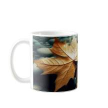 Bladeren aan de rivier