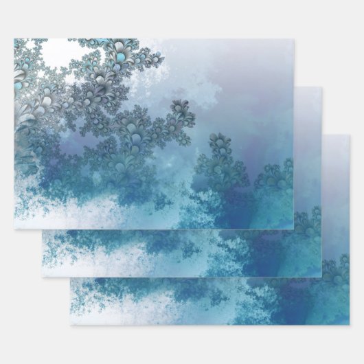 bladeren-achtergrondbladpatroon inpakpapier vel (Set)