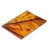 Bladeren bladeren herfst textuur notitieboek (Linkerzijde)
