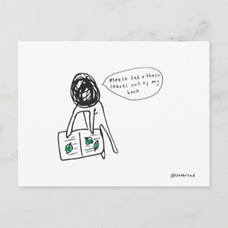 bladeren briefkaart