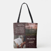  Bladeren Christelijke Geschenken voor Vrouwen Bru Draagtas (Achterkant)