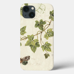 Bladeren en een Vlinder iPhone 13 Hoesje