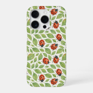 Bladeren en Lieveheersbeestjes iPhone 16 Pro Hoesje