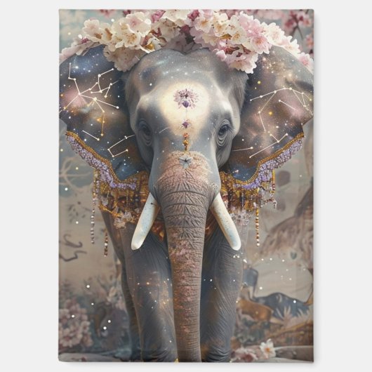 Bladeren en rompen magneet (Voorkant)