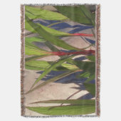 Bladeren en schaduwen deken (Voorkant Verticaal)