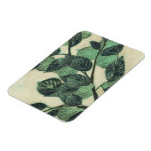 Bladeren en vertakkingen op de achtergrond van Cre Magneet (Linkerzijde)