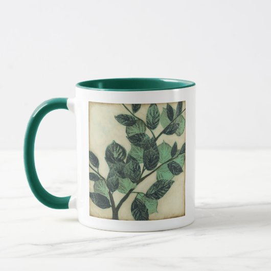 Bladeren en vertakkingen op de achtergrond van Cre Mok (Links)