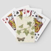 Bladeren en vlinder speelkaarten (Achterkant)