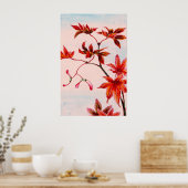 Bladeren en zaaigoed 1870 poster (Keuken)