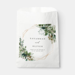 Bladeren & Eucalyptus Gouden Bruiloft Bedankzakje