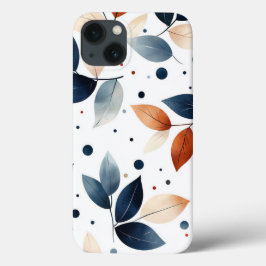 Bladeren Floral Design iPhone 13 Hoesje