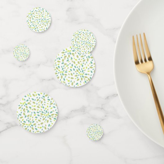 Bladeren (groen) confetti (Groep)
