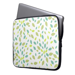 Bladeren (groen) laptop sleeve
