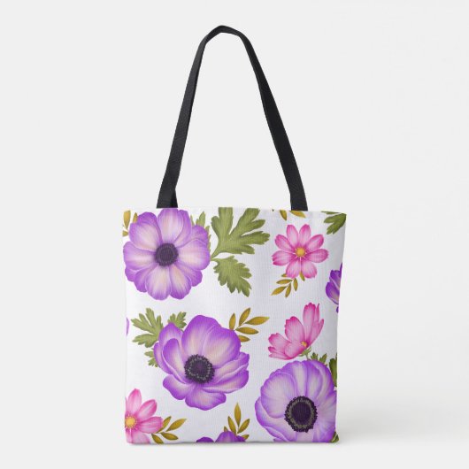 Bladeren in harmonie draagtas (Achterkant)