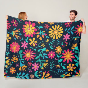 Bladeren in Harmony 60x80 Fleece Deken