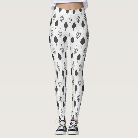 bladeren leggings (Voorkant)