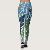 bladeren leggings (Achterkant)