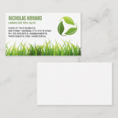 Bladeren Logo | Gras | Landschapsarchitectuur Visitekaartje (Voorkant / Achterkant)