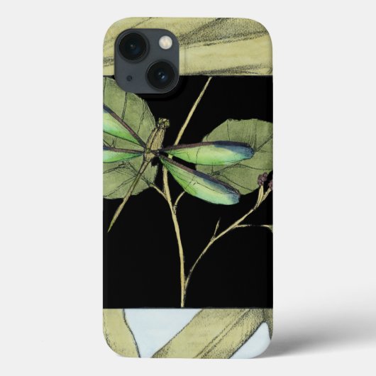 Bladeren met Dragonfly-ingang door Jennifer Goldbe Case-Mate iPhone Case (Achterkant)