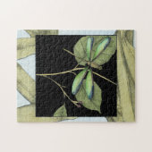 Bladeren met Dragonfly-ingang door Jennifer Goldbe Legpuzzel (Horizontaal)